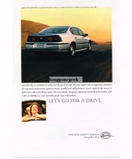 2000 Chevrolet Chevy IMPALA Silver 4-door Sedan Vintage Ad 