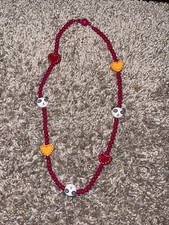 Gymboree Panda Academy Heart necklace Pink Nwot