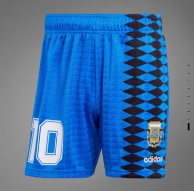 Sz S Men's Adidas AFA Argentina 1994 Away Soccer Shorts