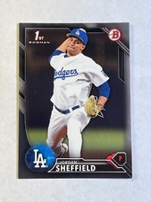 2016 Bowman Draft - Silver Paper #ed /499 Jordan Sheffield #BD-97 (RC)