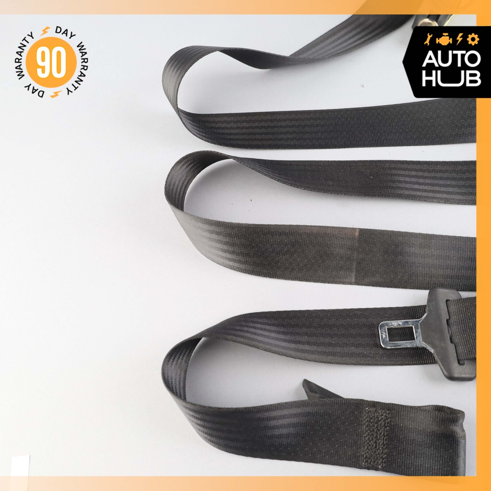 02-07 Maserati M138 4200 Coupe GT Front Left Driver Side Seat Belt Black OEM 20k