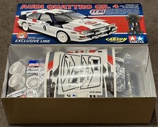 TAMIYA CARSON 58448 AUDI QUATTRO GR.4 EXCLUSIVE LINE TT-01 RARE RALLY 1/10th