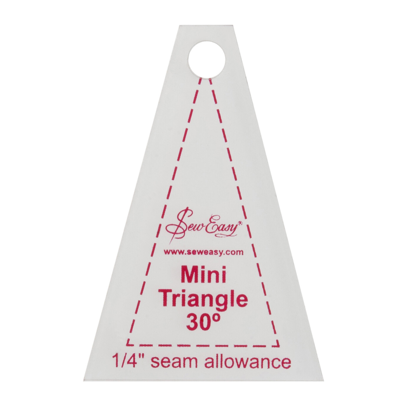Sew Easy Mini 30 Degree Triangle Template 4.2X6.2cm - Image 2