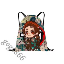 Anime Demon Slayer Kamado Tanjirou Backpack Schoolbag Teenagers cosplay bag