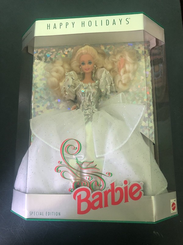 HAPPY HOLIDAYS 11.5" Barbie Doll,  Special Edition # 1429 - 1992 Mattel - NEW