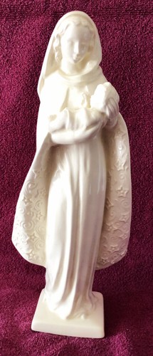 GOEBEL :: 1956-59 MADONNA & CHILD 9 1/4” FIGURINE Ivory Signed UNGER