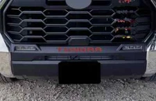 VINYL - Dark  RED 2022-2025 Front TUNDRA Grill Bumper+Tailgate Letters