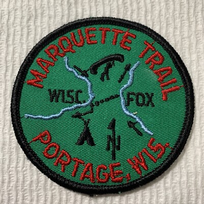 AE SCOUT BSA MARQUETTE TRAIL PORTAGE WISCONSIN PATCH LEVEE FOX WI BADGE INSIGNIA
