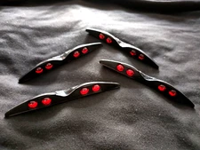 4x BATMAN Reflective Car Door Edge Scratch Anti-collision Protector Guard Strip