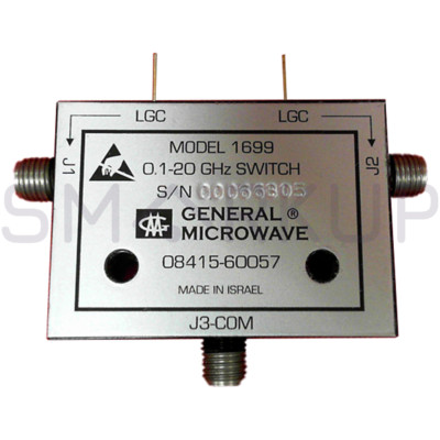 Used & Tested GENERAL MICROWAVE 1699 0.1-20GHz SMA PIN Electronic Switch