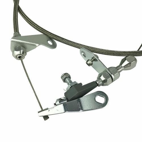 Stainless Kick Down Cable Transmission Kickdown Trans C-4 Deten Fit For Ford C4 - Picture 3 of 7
