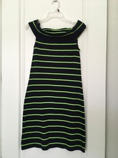 Vintage Lauren  Ralph Lauren Off the Shoulder Dress Size M Stretch Cotton 