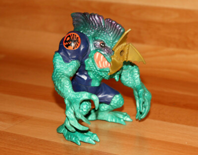 1994 Mattel Street Sharks Slash Drill Nose Action Figure Street