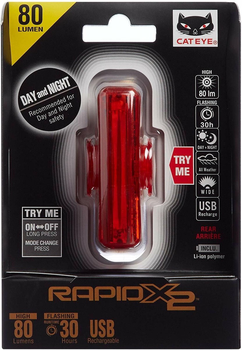 lumiere velo arriere puissante Rechargeable 50 lumens, IP65, 10h d'autonomie GADISTA