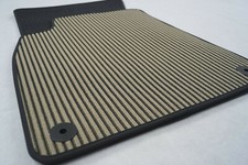 Lengenfelder DESIGN Fußmatten für Audi A6 S6 RS6 C6 4F + WEBWARE beige + NEU