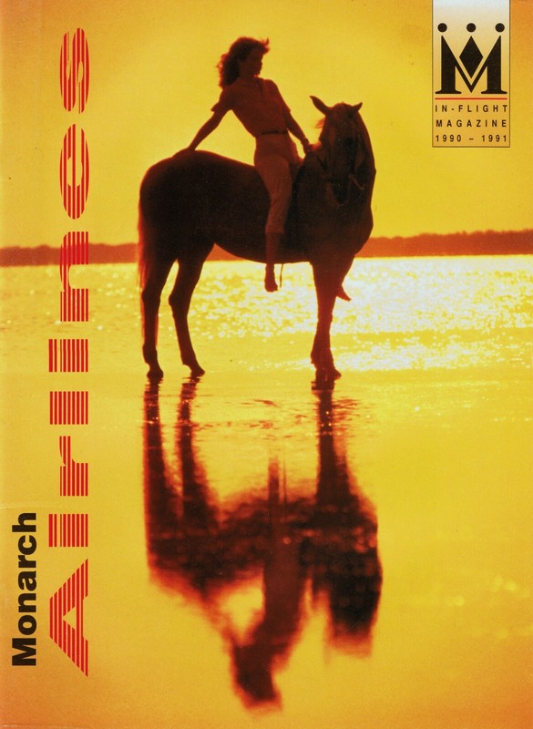 Monarch Airlines Inflight Magazine  1990-1991 =