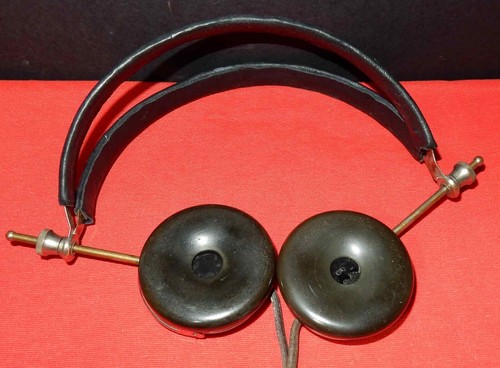 Cascos o auriculares L M ERICSSON para radio de Galena - C1920 - 第 1/6 張圖片