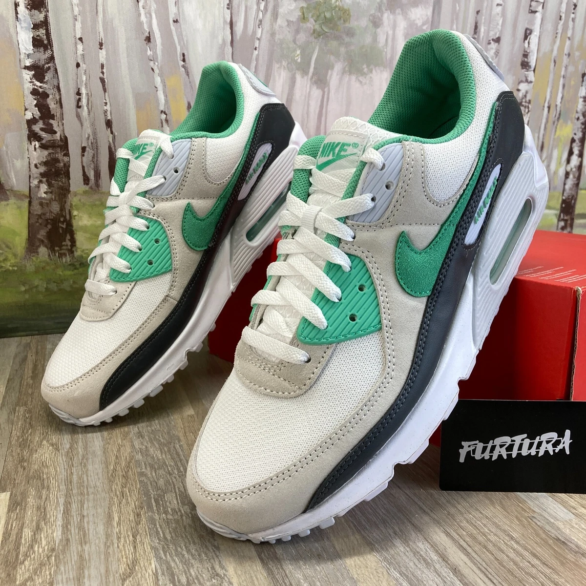 Green nike shoes air max sale