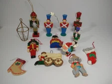  Mixed Lot of 13 vintage  Assortment Christmas Ornament