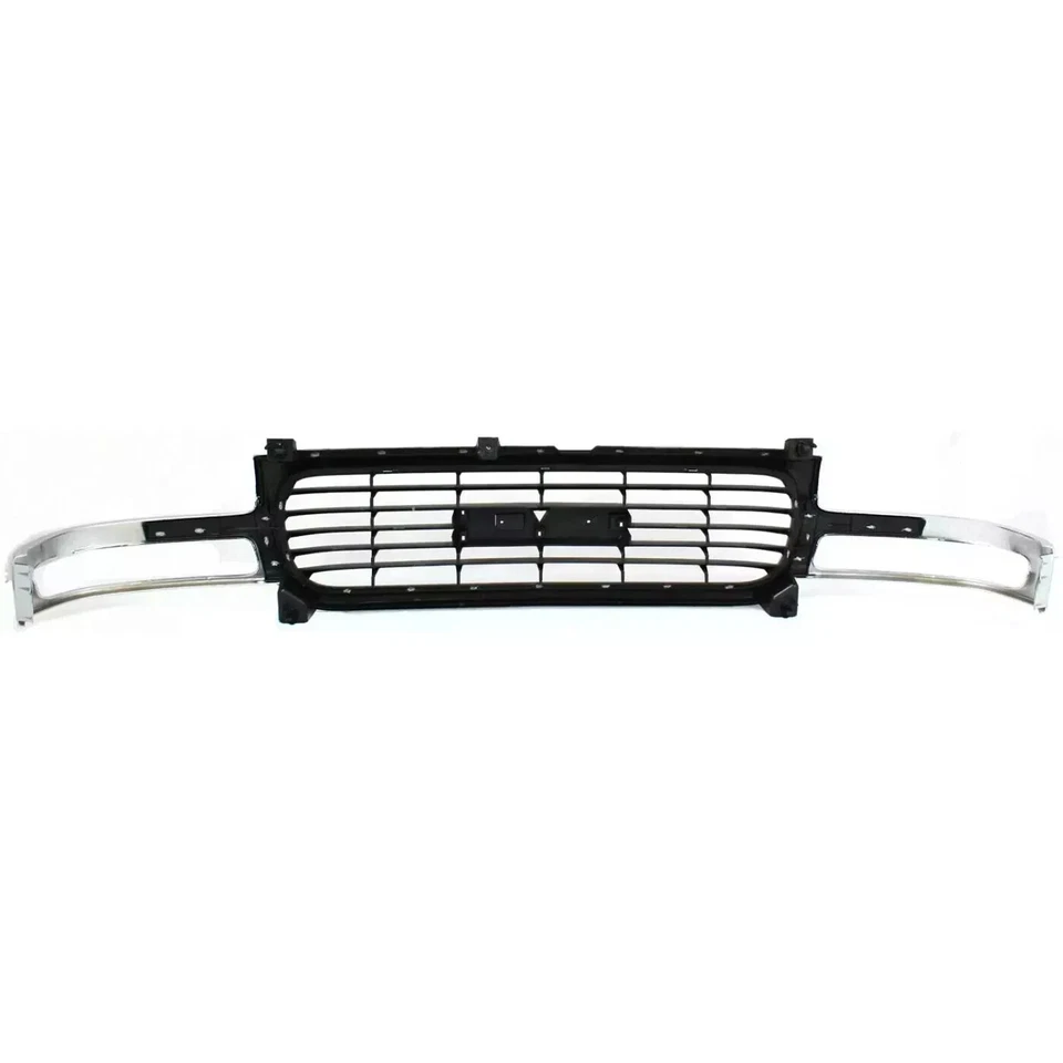 Front Grille Assembly Kit Headlight and Parking Light For 2000-2006 GMC Yukon — 第 3/4 张图片