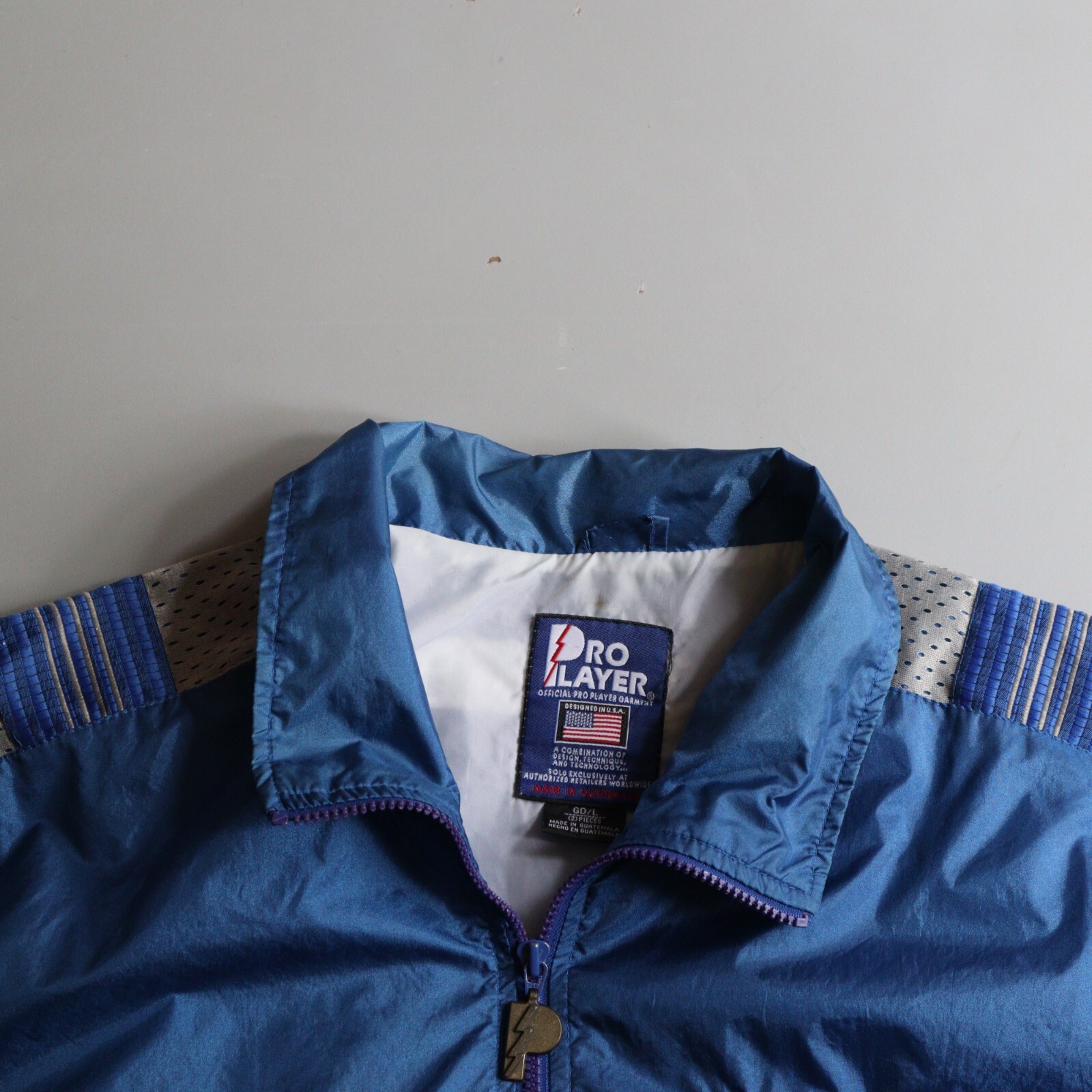 Vintage 90s Duke Blue Devils Windbreaker Jacket Adult Mens Large L Pro Player