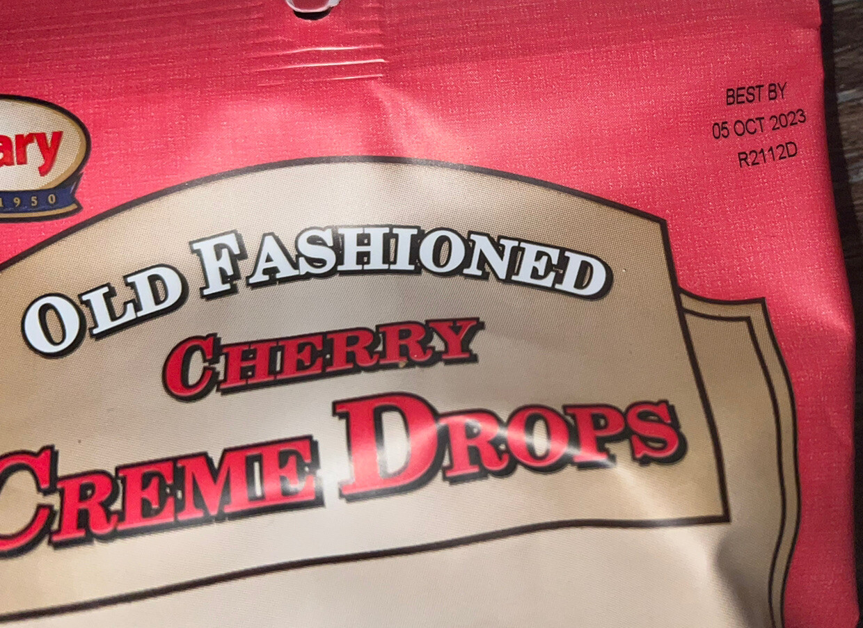 Zachary Old Fashioned Cherry Creme Drops Chocolate 2Bags 6.5 Oz 10