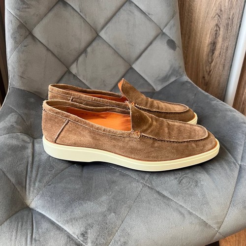 Santoni Men's Suede Loafers Slip-On US 9 / UK 8 / EU 42 - Picture 3 of 11