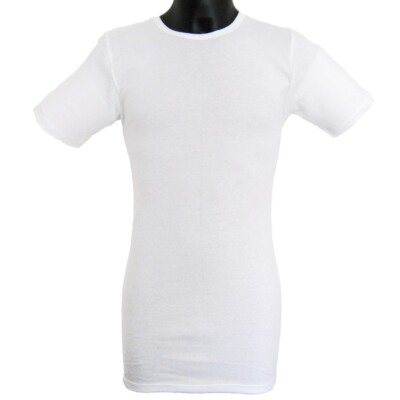 HERMKO 443847 5er Pack Herren Shirts extralang 1b Ware aus 100% Bio-Baumwolle