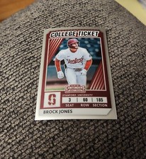 2022 Elite Extra Edition Baseball Brock Jones CTO-21 Stanford Tampa Bay Rays 