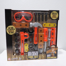 Small World Toys Deluxe Tool Set DIY Carpenter Construction 3 Years and Up