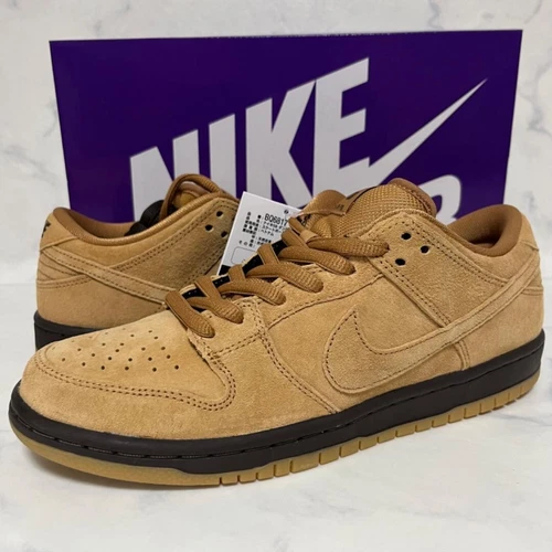 Nike SB Dunk Low Pro BQ6817-204 Wheat Baroque Brown Gum Mocha men's