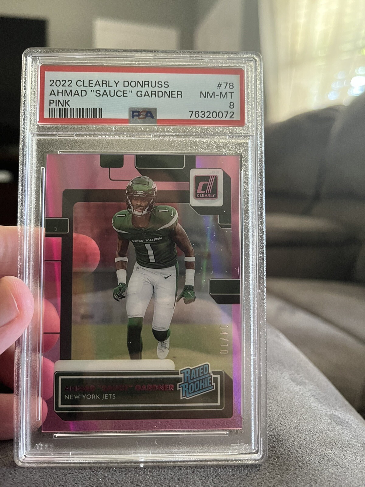 Sauce Gardner Panini Clearly Donruss #78 Pink