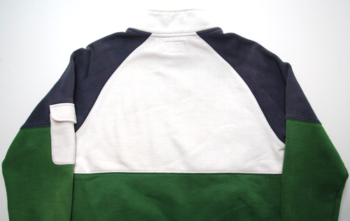 STUSSY ~STOCK LOGO~ 1/4 ZIP PULLOVER S (DISTRESSED) jersey/rugby/up/track/raglan - Picture 2 of 13