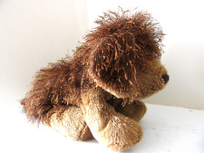 Ganz Webkinz Brown Dog 9" Plush Animal Puppy Shaggy Stringy Toy HM195 NO CODE 
