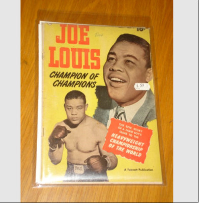 JOE LOUIS CHAMPION OF CHAMPIONS #1 G+ (2.5) 1950 SEPTEMBER FAWCETT*