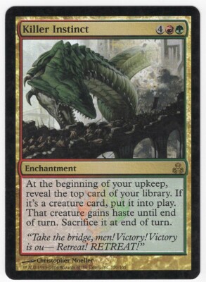 Killer Instinct 2006 Guildpact FOIL Multi-Color Rare Enchantment MTG NM AZ1