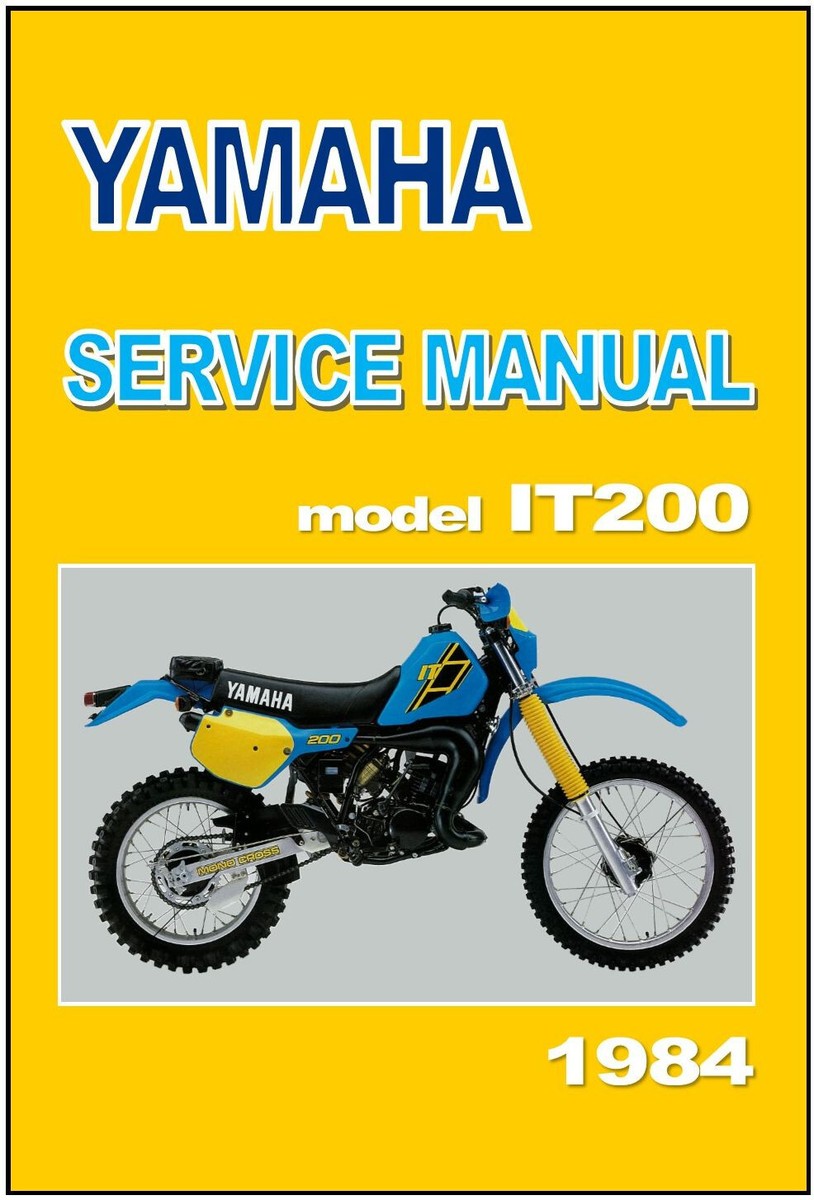 Yamaha It 200 Manual