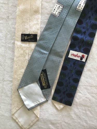 Lot of 3 Vintage Ties Designer Necktie Kingswear Cutter Cravat Beau Brummell - Picture 6 of 9
