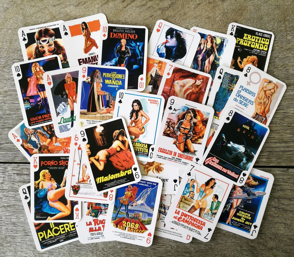 Playing Cards(Poker Deck 54Cards)SEXPLOITATION Vintage Sexy Girl Movie Poster026 - Image 4 of 4