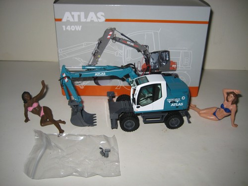 ATLAS 140 W BAGGER TIEFLÖFFEL PENZENSTADLER #837.2 NZG 1:50 OVP LIMITED EDITION - Picture 1 of 2