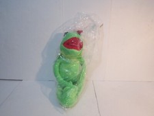 RARE DISNEY The Muppets Christmas Kermit The Frog Santa Claus Plush New - SEALED