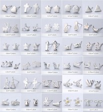 Fashion Women's Girl 925 Silver Sterling Earrings Cute Ear Stud Jewelry Gifts