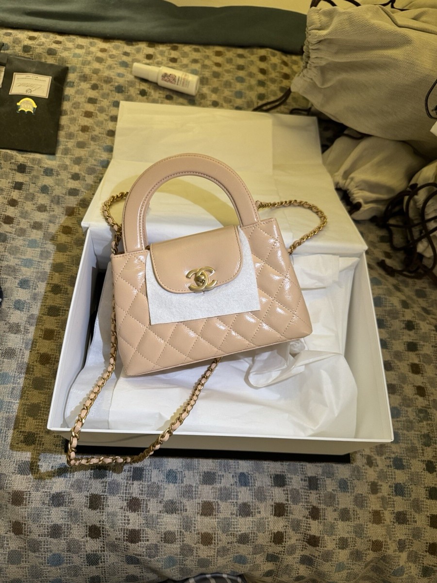 Beige Chanel Nano Kelly 25C Cruise Collection | eBay