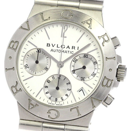 BVLGARI Diagono Sports CH35S Chronograph white Dial Automatic Men's Watch_783962 - Afbeelding 1 van 6