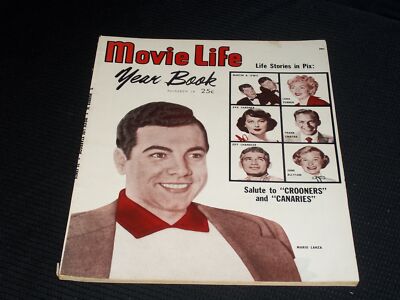 1952 #14 MOVIE LIFE YEARBOOK MAGAZINE - MARIO LANZA FRONT COVER - E 1338