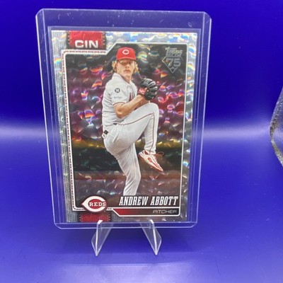 Topps 2024 Series 1 Andrew Abbott #218 Cincinnati Reds Parallel Baseball Card