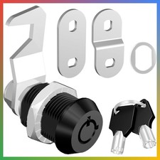 RV Cam Lock 5/8 Inch 1 Pack Keyed Alike with Hook Cam for Toolbox Cabinet