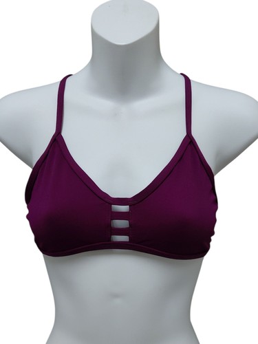 JOLYN Tomcat Women’s Bikini Swim Top Cabernet Size Medium NWT