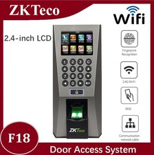 ZKTeco F18 Biometric Fingerprint Time Attendance Door Access Control System