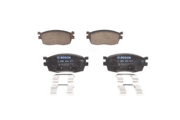 Bremsbelagsatz Scheibenbremse Vorne Bosch 0 986 494 617 FÜR Hyundai KIA-image